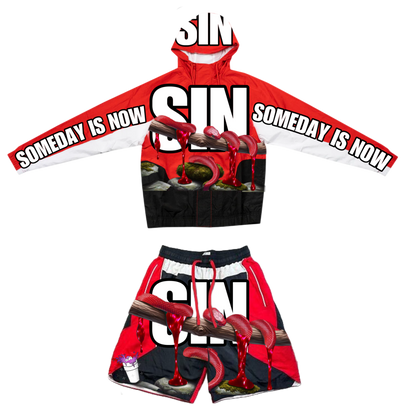 S.I.N WINDBREAKER SHORT SETS