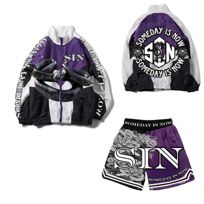 S.I.N WINDBREAKER SHORT SETS